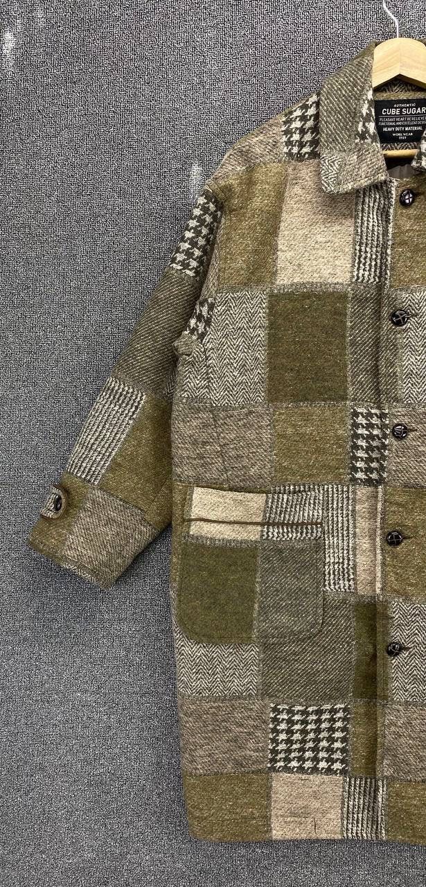 Japanese Brand Vintage Cube Sugar Patchwork Kapital Inspired Long Jacket Size US M / EU 48-50 / 2 - 3 Thumbnail