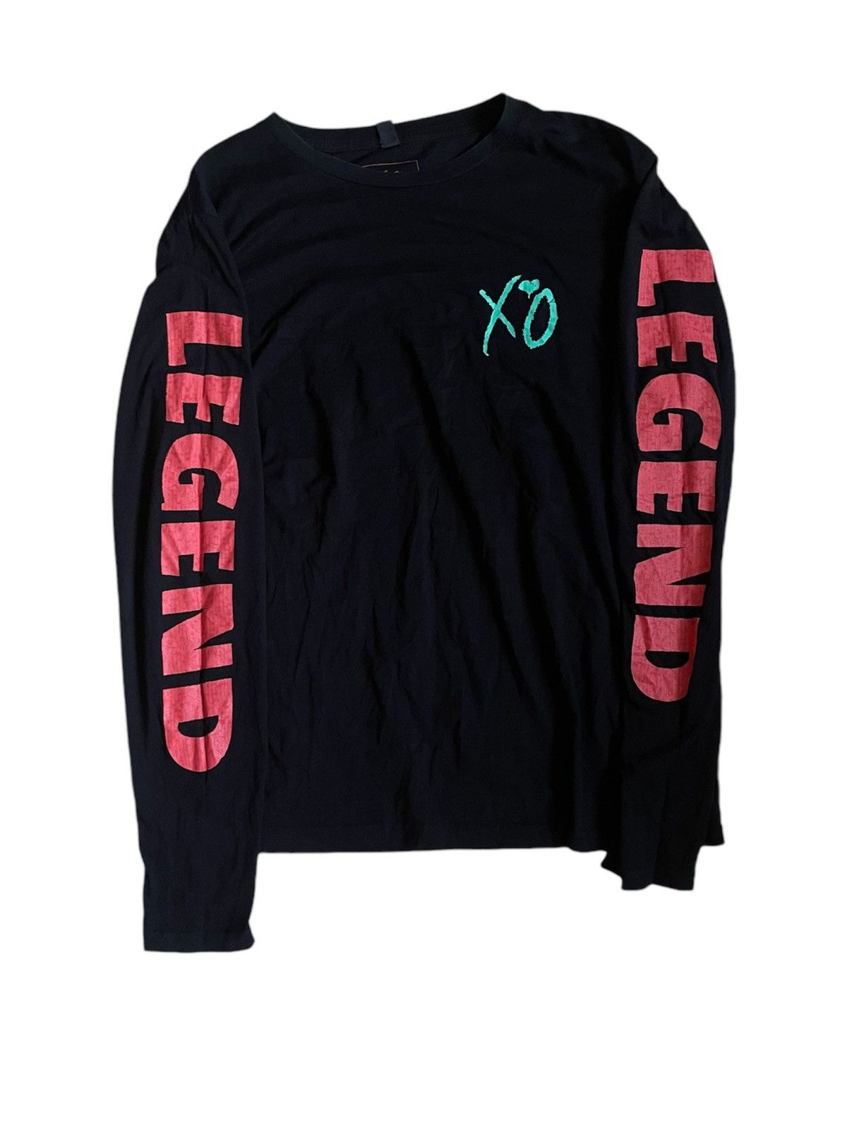 Band Tees × Vintage × XO XO The Weeknd Legend world tour black Longsleeve tee Size US M / EU 48-50 / 2 - 1 Thumbnail