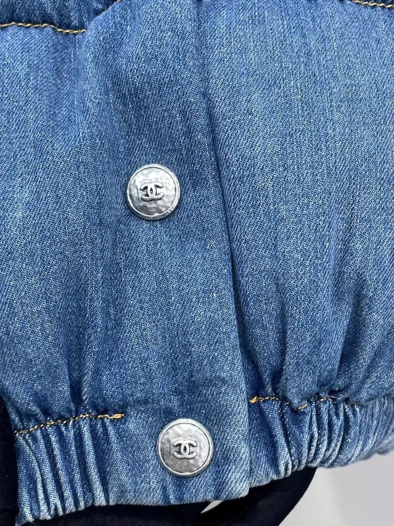 Chanel Chanel 24 popular blue denim cotton suits coat Size XS / US 0-2 / IT 36-38 - 4 Thumbnail