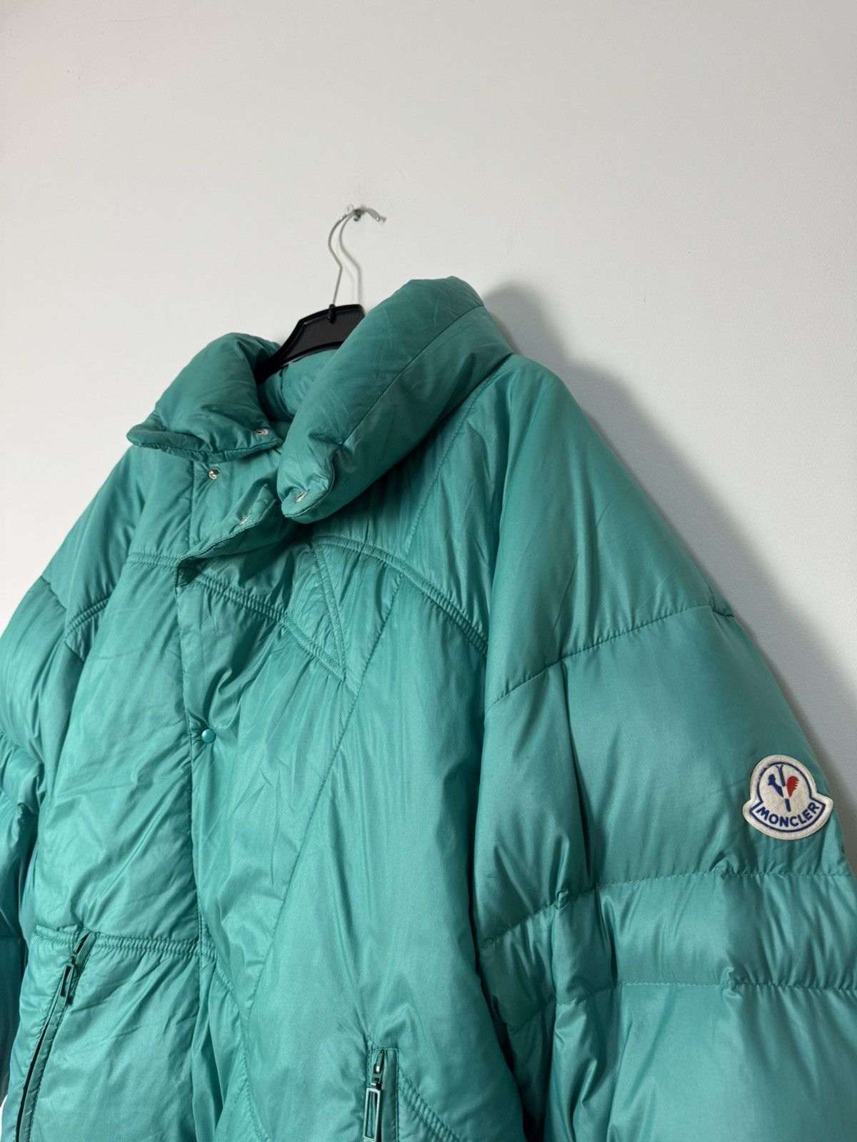 Moncler Vintage Rare 90s Moncler Puffer Jacket asymmetrical button Size US M / EU 48-50 / 2 - 3 Thumbnail