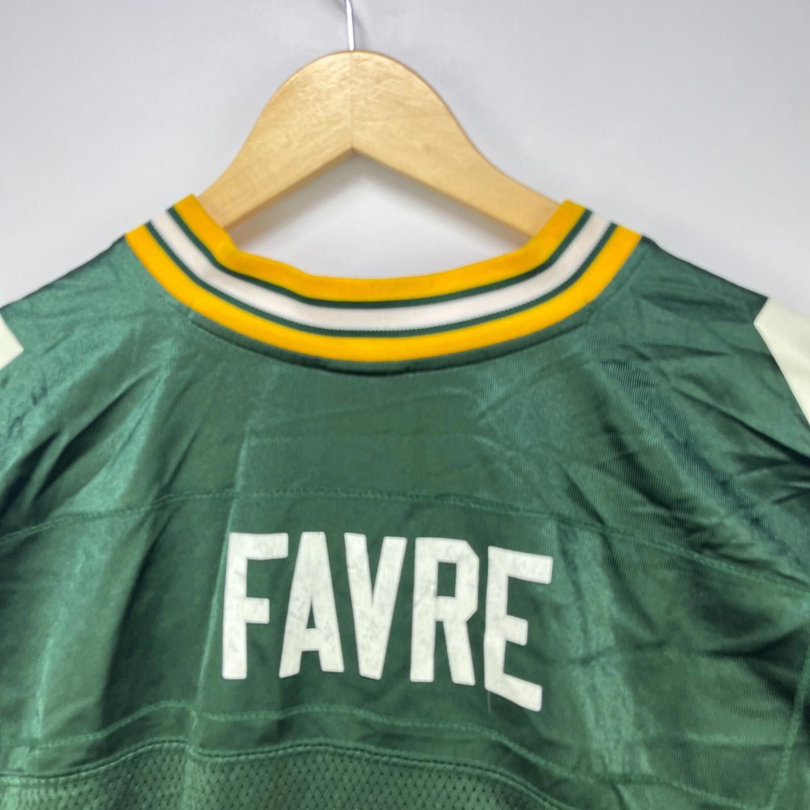 Reebok Vintage 90s Green Bay Packers Brett Favre NFL Jersey Large Size ONE SIZE - 11 Thumbnail
