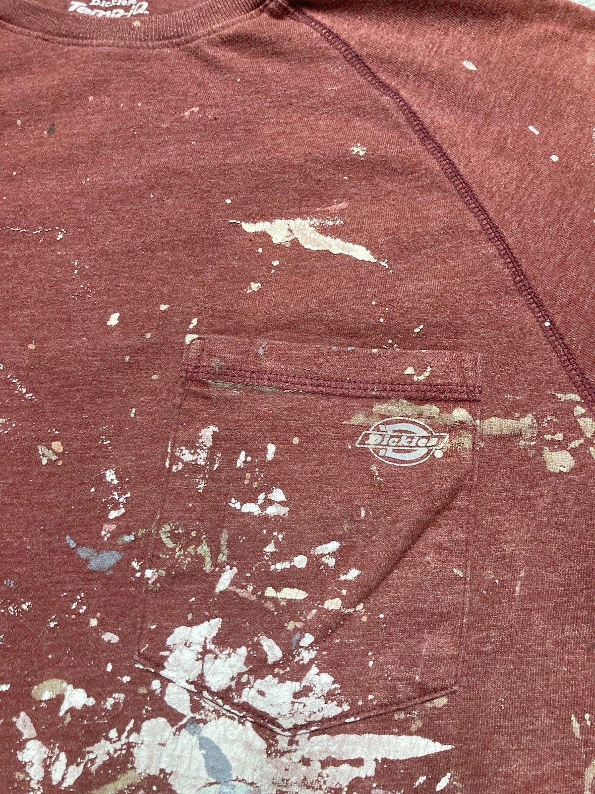 Dickies Dickies pocket t shirt temp IQ paint splatter maroon M Size US M / EU 48-50 / 2 - 5 Thumbnail