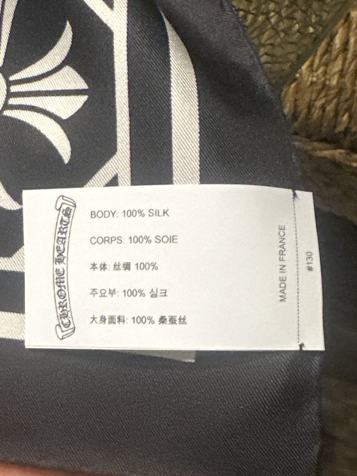 Chrome Hearts Chrome hearts Math Plus Scarf Size ONE SIZE - 4 Thumbnail