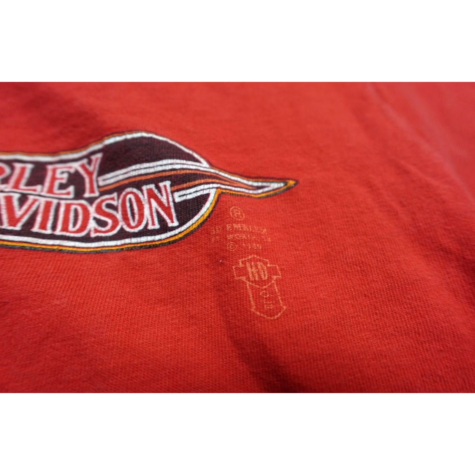 Harley Davidson VINTAGE Harley-Davidson Shirt Mens M Red 3D Emblem Orlando Dealer Biker 90s Size US M / EU 48-50 / 2 - 4 Thumbnail