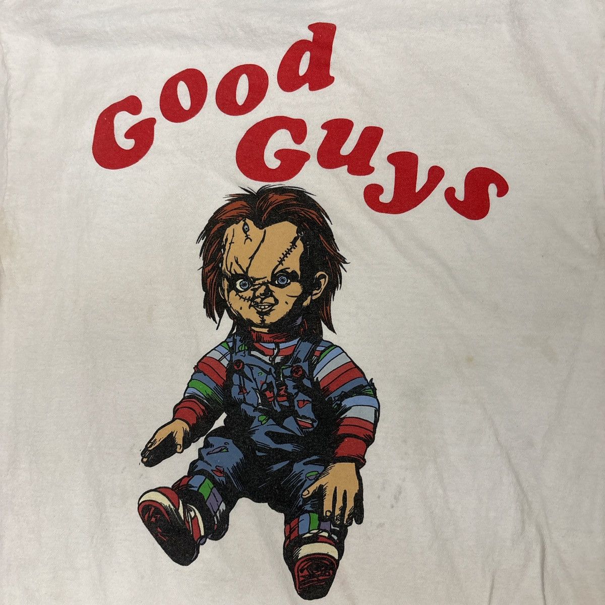 Other Men’s White Distressed ‘Chucky’ Graphic Tee Size US L / EU 52-54 / 3 - 4 Thumbnail