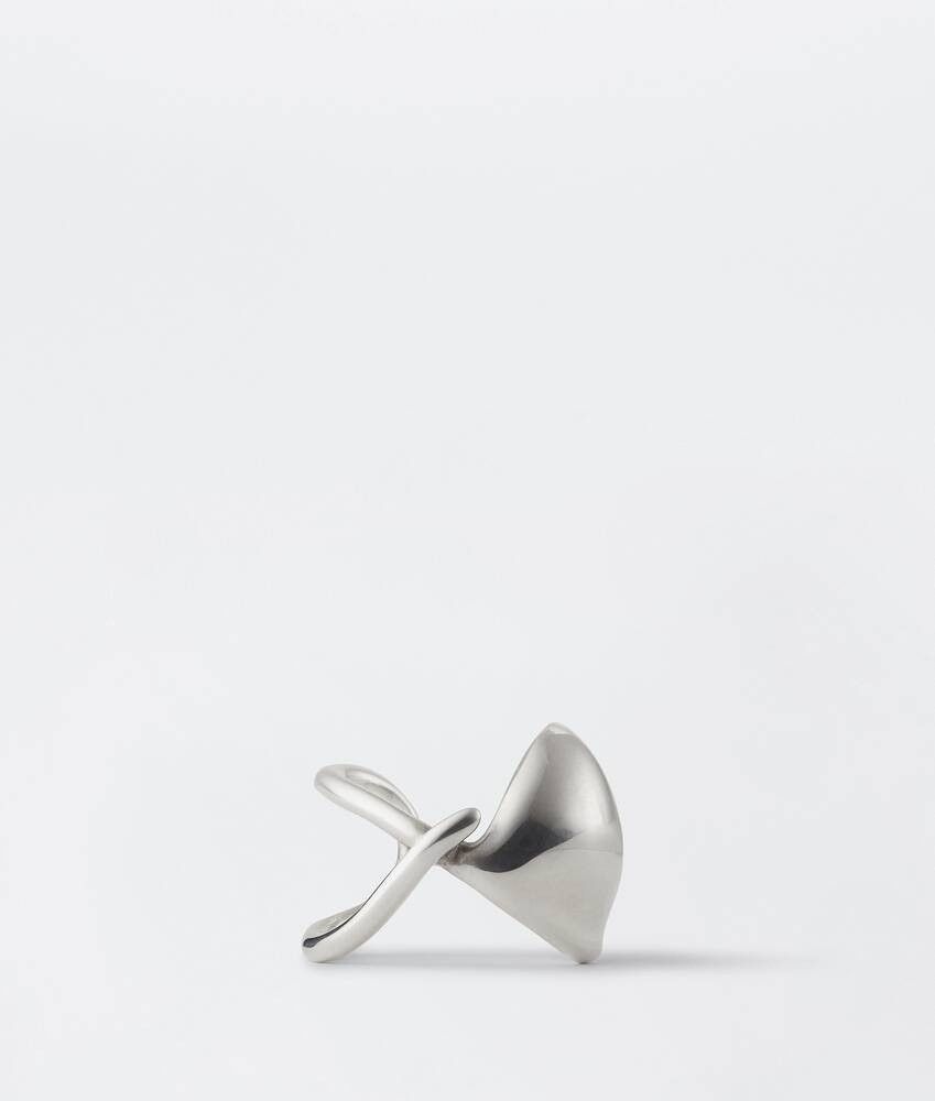 Bottega Veneta o1w1db10525 Size: 09 / Raise Ring in Silver Size ONE SIZE - 3 Thumbnail