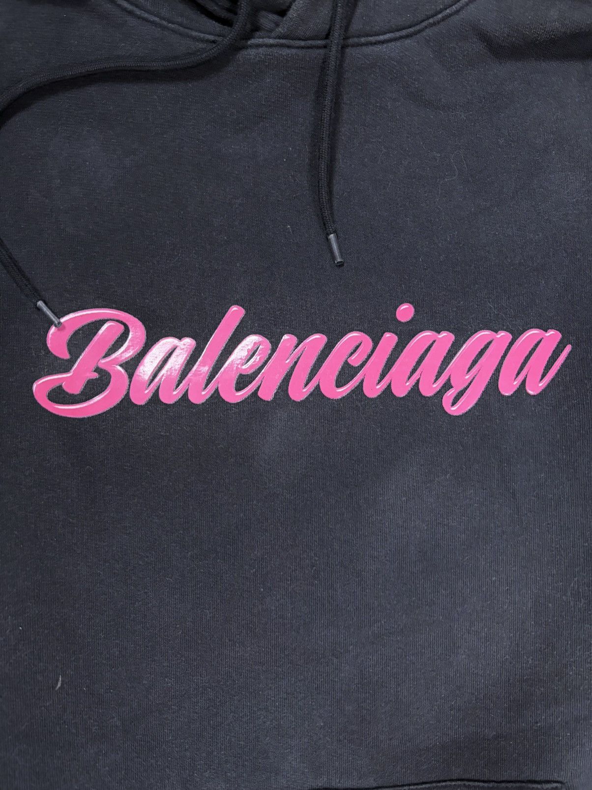 Balenciaga Baleniciaga Barbie hoodie black pink AW19 Size US S / EU 44-46 / 1 - 2 Thumbnail