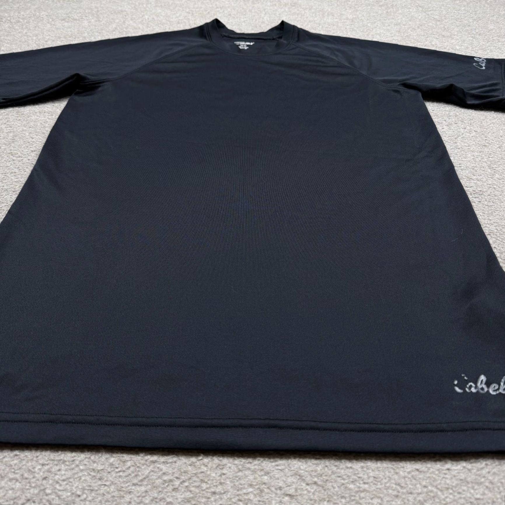 Vintage Cabela's Men's Shirt M Black Short Sleeve Jersey Performance Outdoor Hiking Activewear Shirt Mens Size US M / EU 48-50 / 2 - 3 Thumbnail