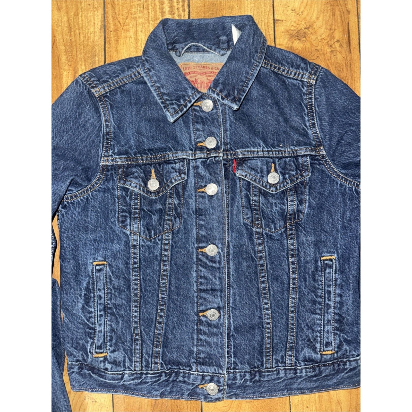 Levi's Kids Levi’s Denim Jacket Blue Small 17x19 Size US S / EU 44-46 / 1 - 2 Thumbnail