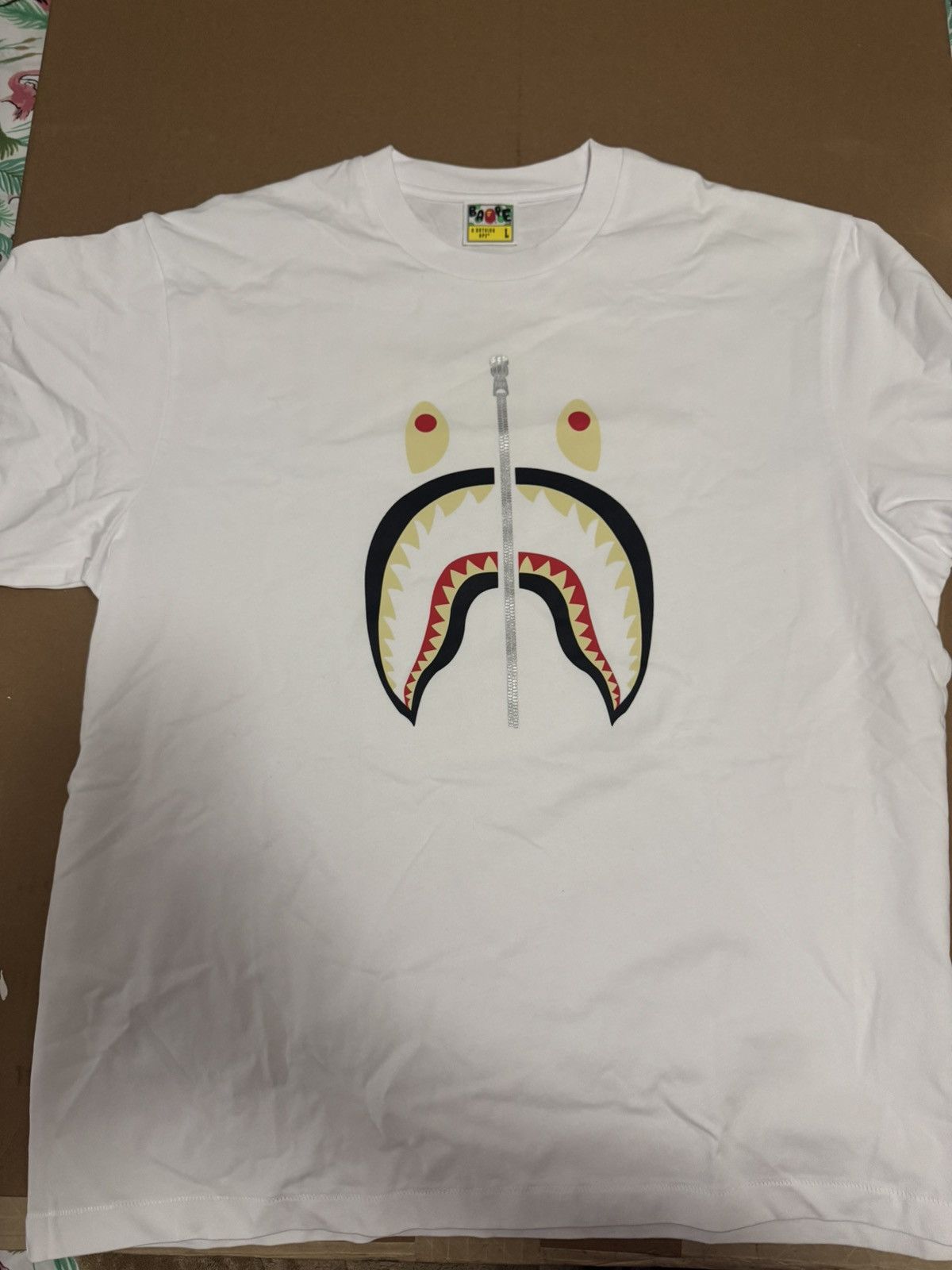 Bape BAPE WGM Shark tee Size US L / EU 52-54 / 3 - 1 Thumbnail