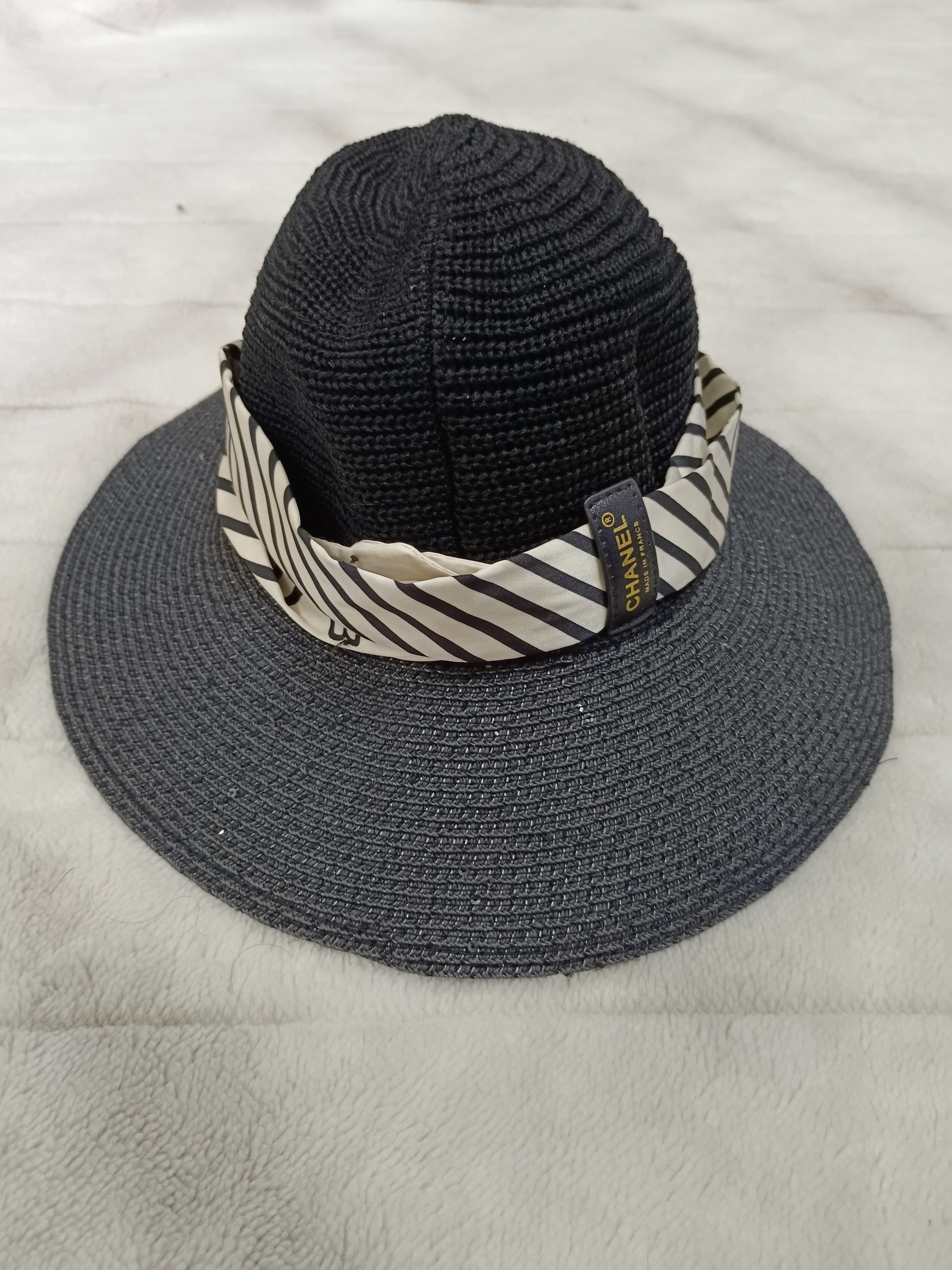 Chanel Chanel Authentic Wide-Brim Straw Hat(SIZE 56cm) Size ONE SIZE - 2 Thumbnail