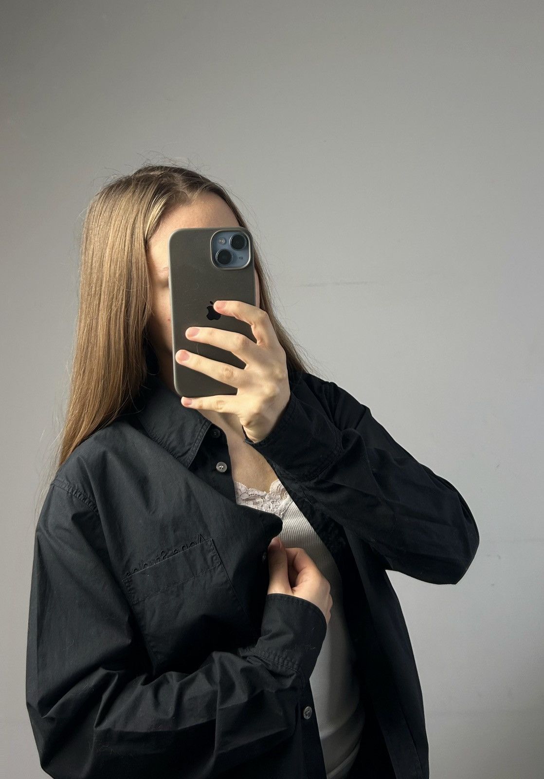 Acne Studios Vintage acne studios Shirt with embroidered logo women small Size S / US 4 / IT 40 - 7 Thumbnail