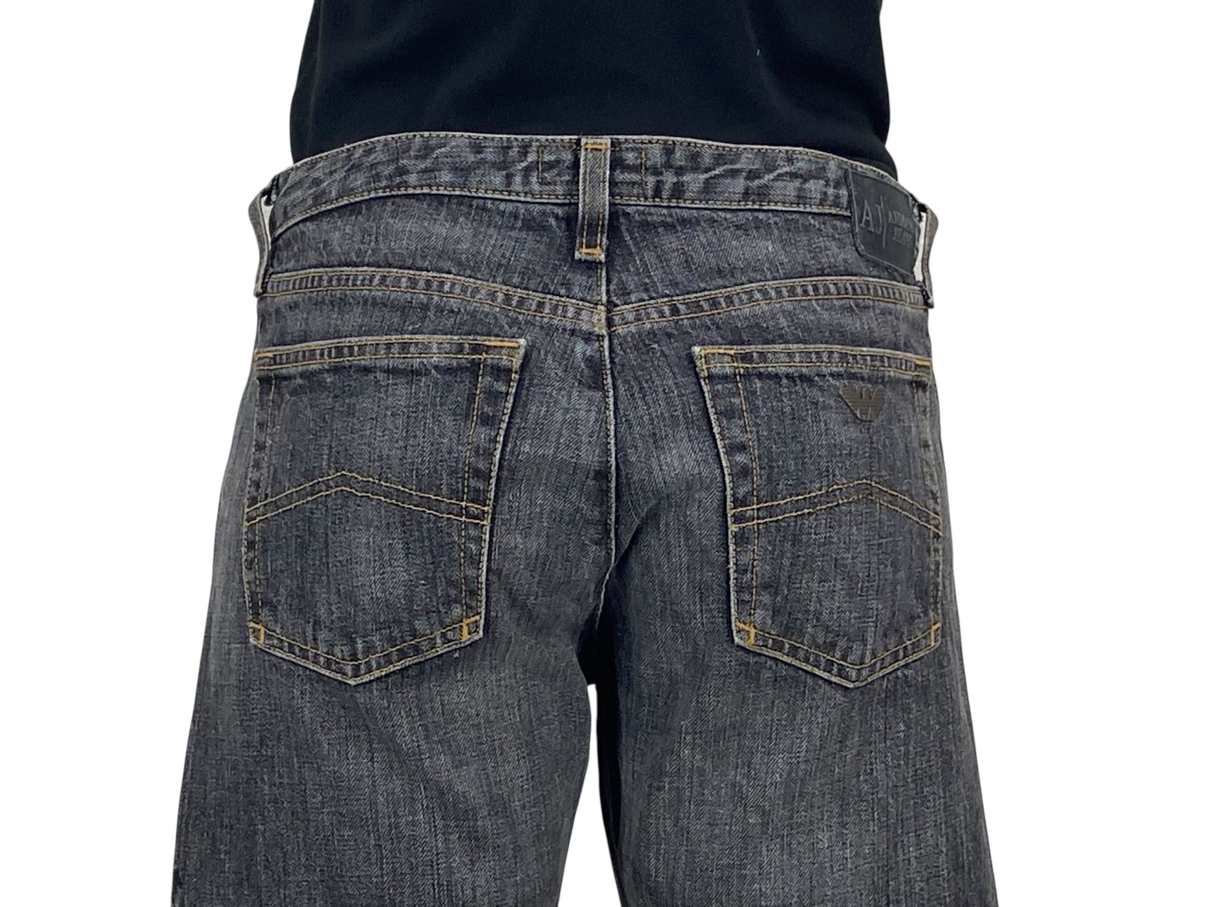 Armani Armani Jeans Distressed Denim Jeans Size US 27 - 7 Thumbnail