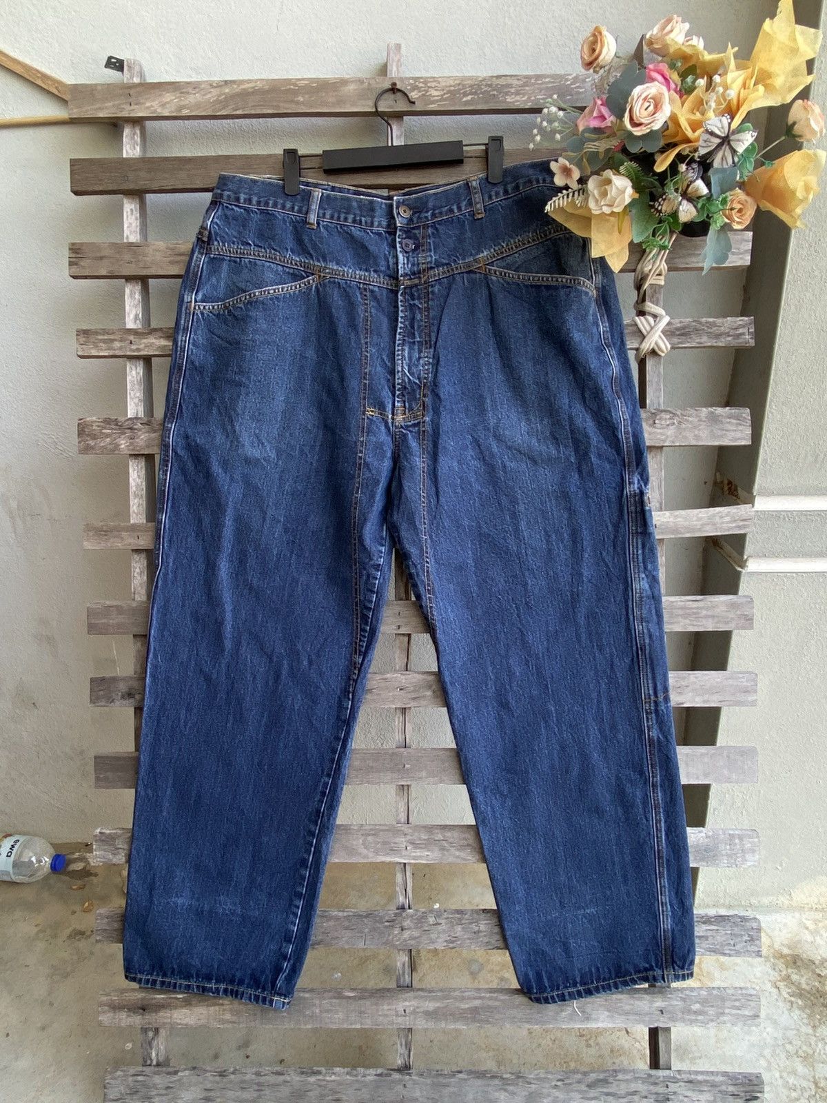 Marithe + Francois Girbaud Vintage Marithé + François Girbaud baggy jeans Size US 39 - 1 Thumbnail
