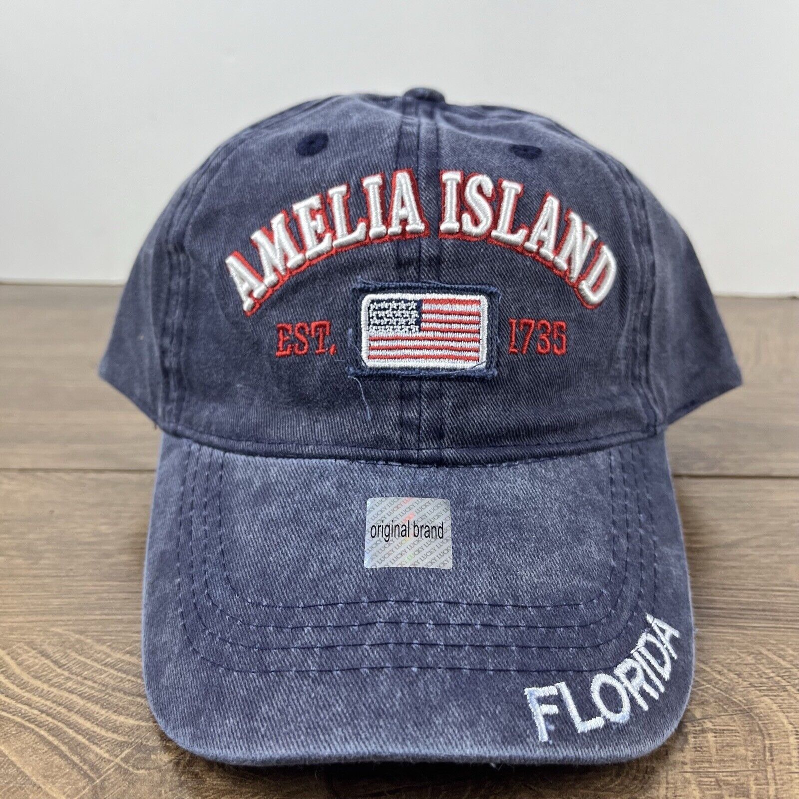 Other Amelia Island Florida Hat Amelia Island Blue Hat Adjustable Size ONE SIZE - 5 Thumbnail