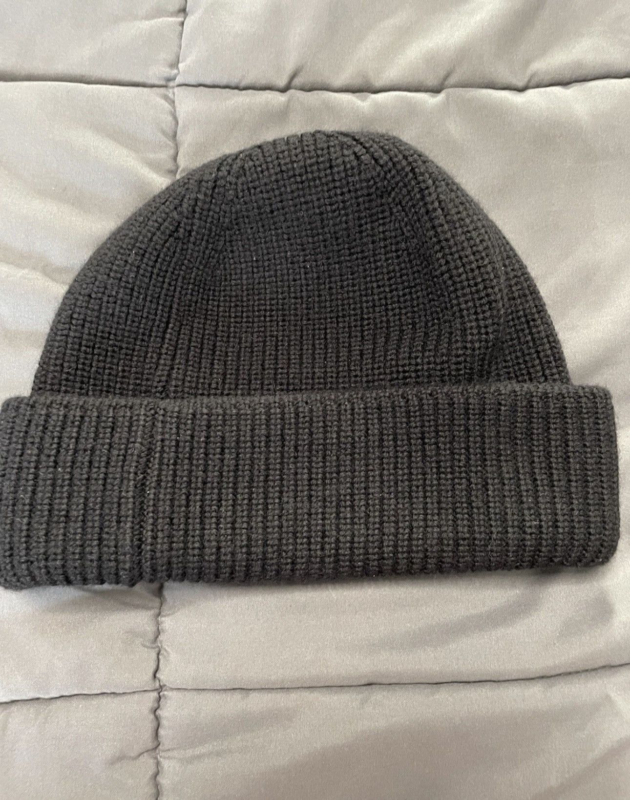 Amiri AMIRI Logo Virgin Wool Black Beanie Size ONE SIZE - 2 Thumbnail