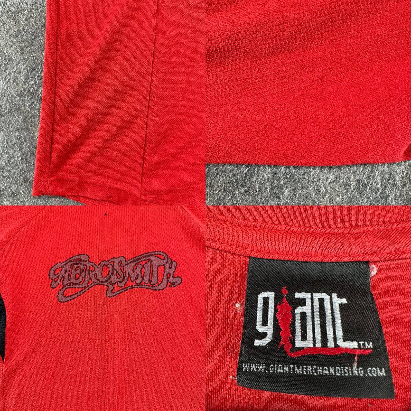 Aerosmith **VINTAGE Aerosmith Red Men Long Sleeve Spellout Jersey 90s** User: VINTAGE Aerosmith Red Men Long Sleeve Spellout Jersey 90s Size US L / EU 52-54 / 3 - 9 Thumbnail