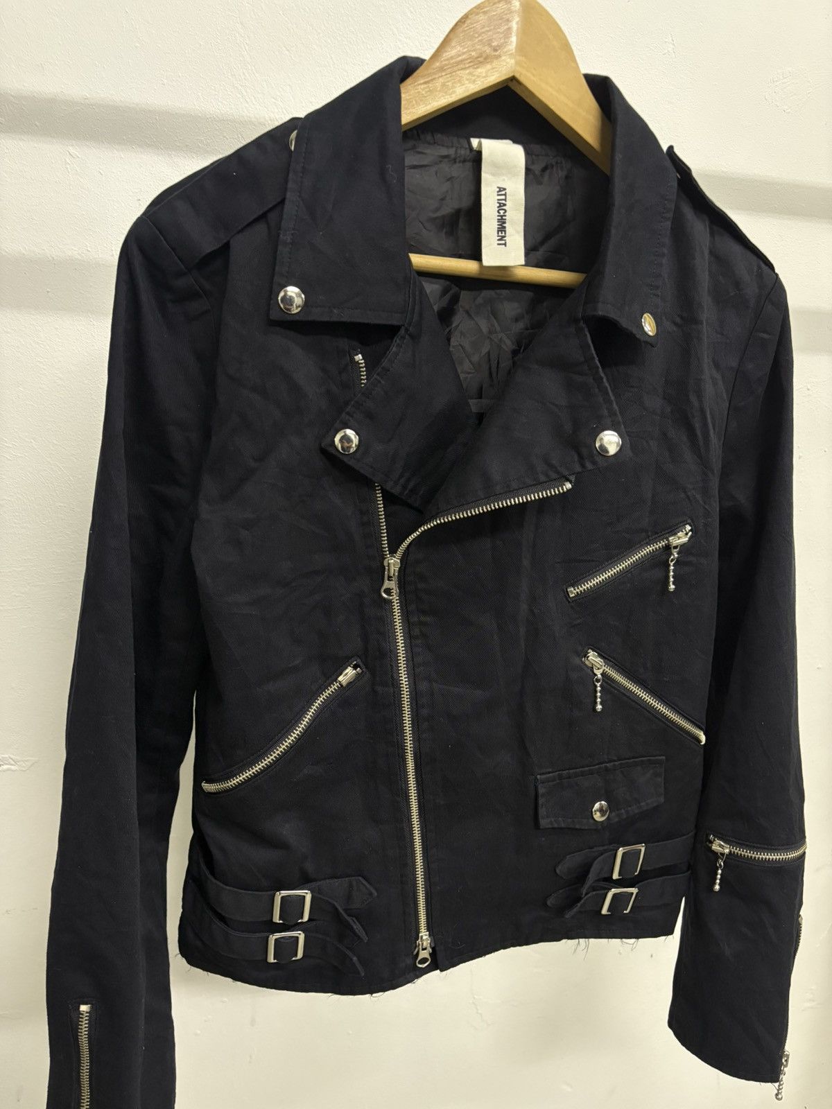 Attachment Hybrid Ramones Double Collar Breasted Biker Zipper Jacket Size US S / EU 44-46 / 1 - 14 Thumbnail