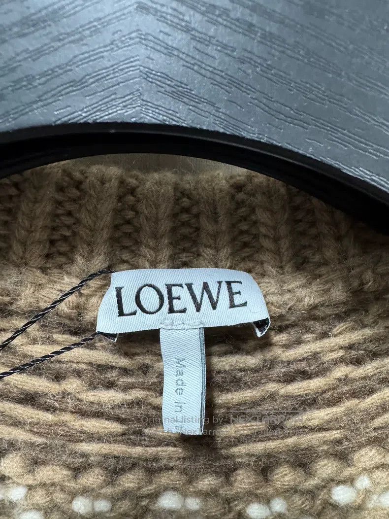 Loewe Loewe Geometric Inlay Wool Sweater Size S / US 4 / IT 40 - 3 Thumbnail