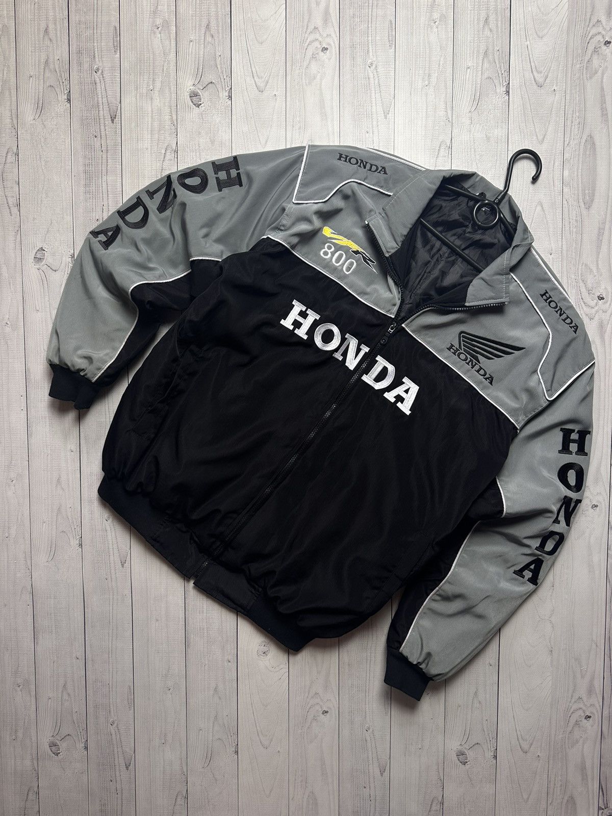 Honda × Vintage Vintage Honda racing bomber jacket size XL big logo Size US XL / EU 56 / 4 - 1 Thumbnail