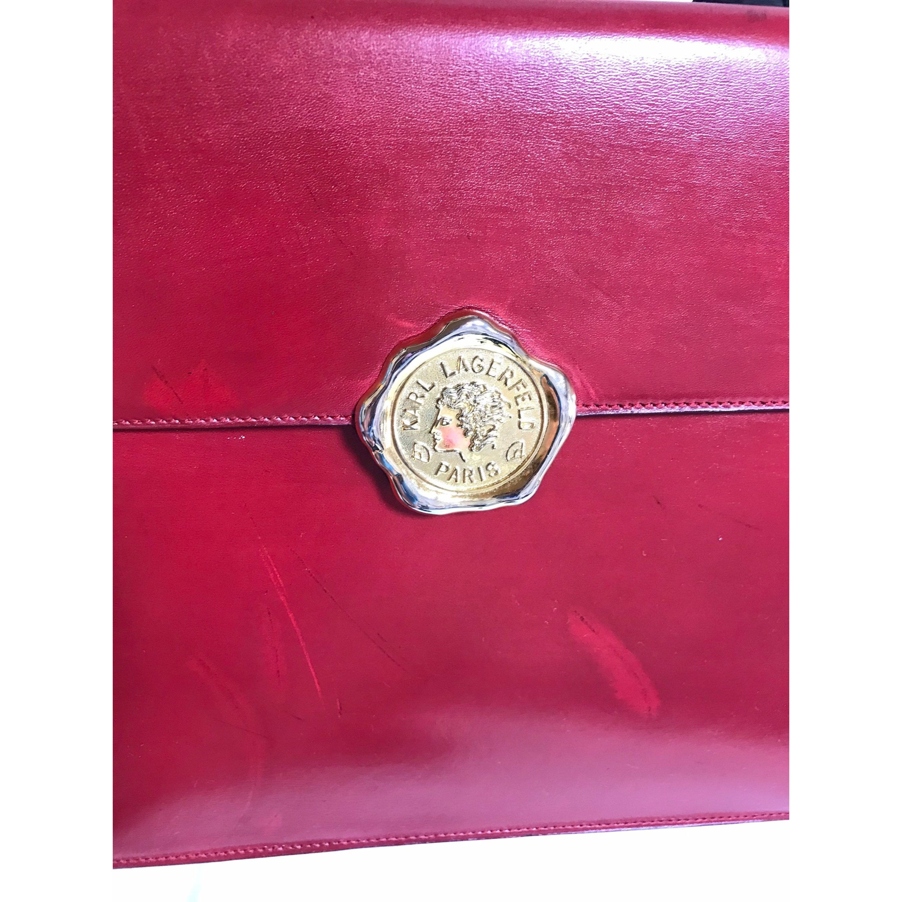 Karl Lagerfeld Vintage Karl Lagerfeld red and black shoulder bag Size ONE SIZE - 4 Thumbnail
