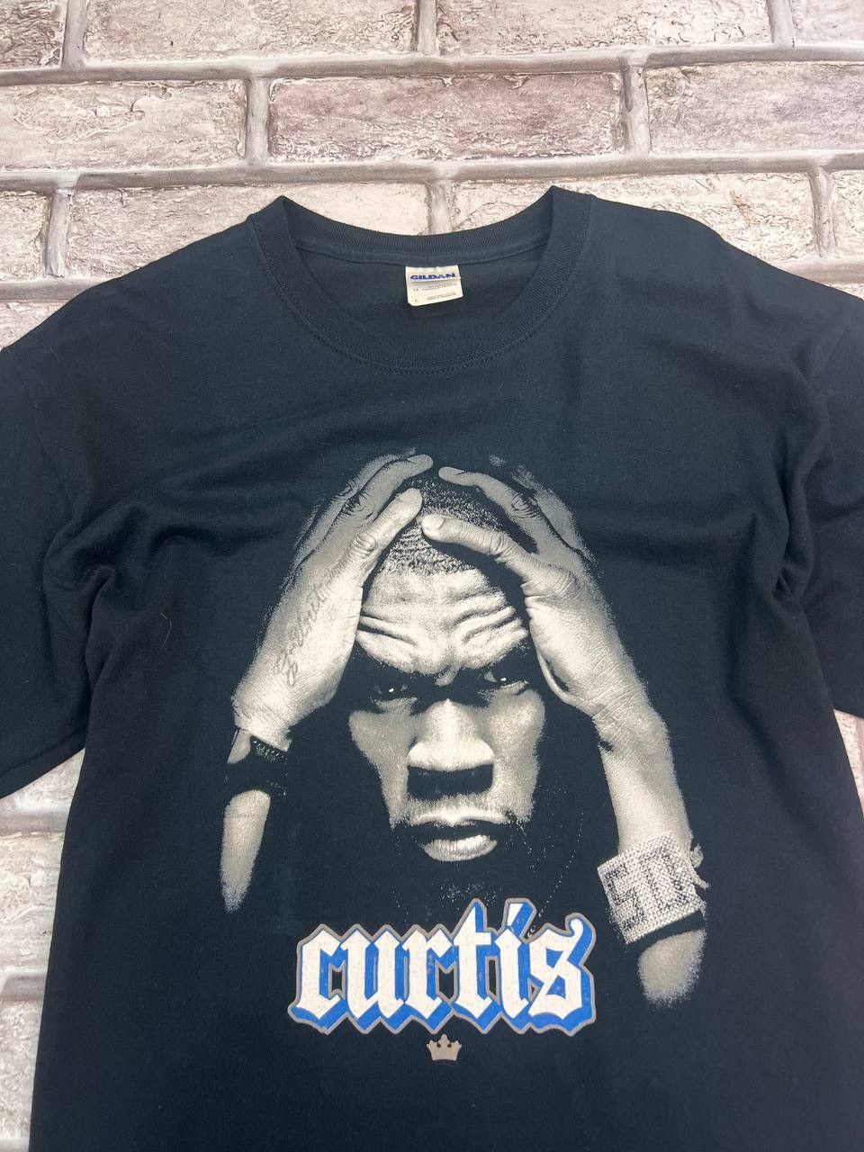 Gildan × Vintage Vintage 50 Cent Curtis 2007 Tour Tee Size US L / EU 52-54 / 3 - 4 Thumbnail