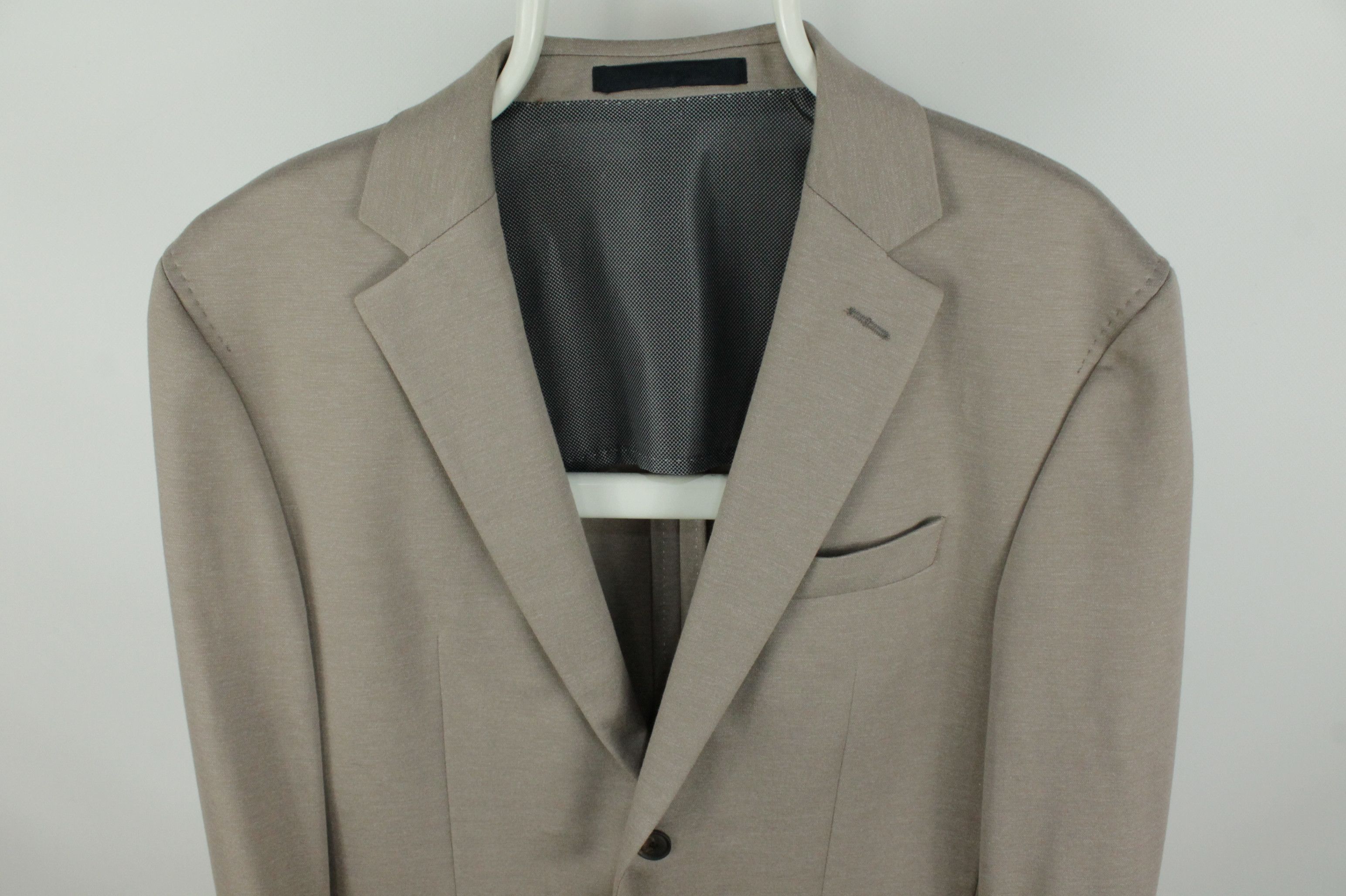 Joop! JOOP! Extra Slim Fit Beige Stretch Sport Coat Blazer Jacket Size US L / EU 52-54 / 3 - 2 Thumbnail