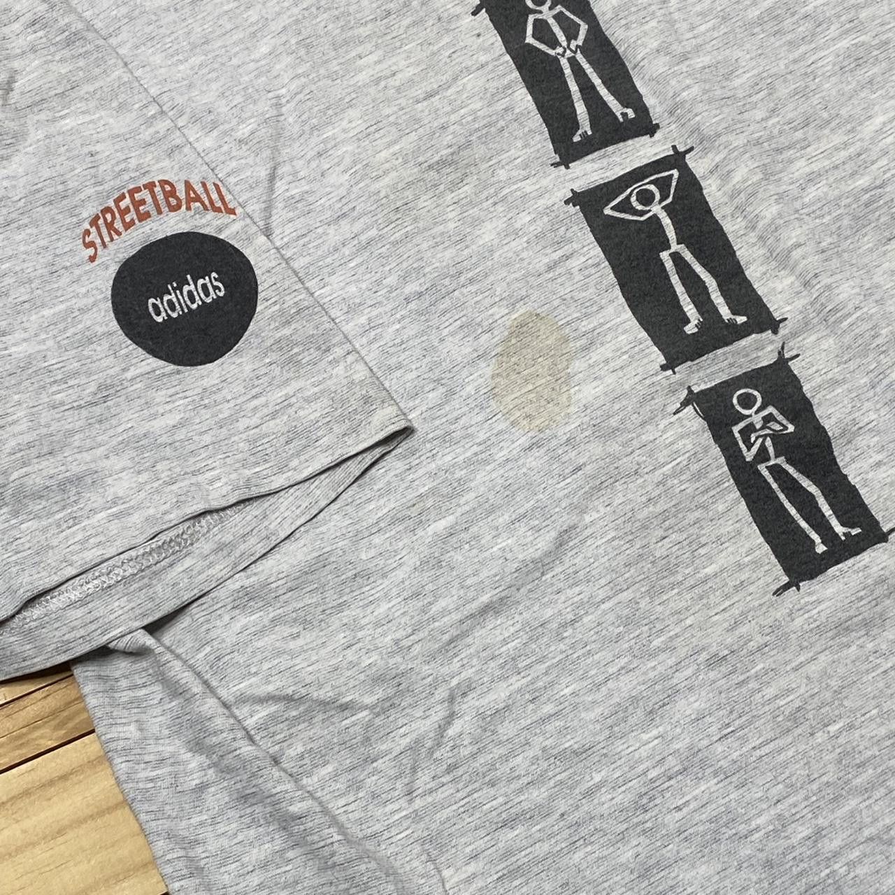 Adidas Vintage Adidas Streetball Gray Basketball Tee Size Large Size US L / EU 52-54 / 3 - 3 Thumbnail