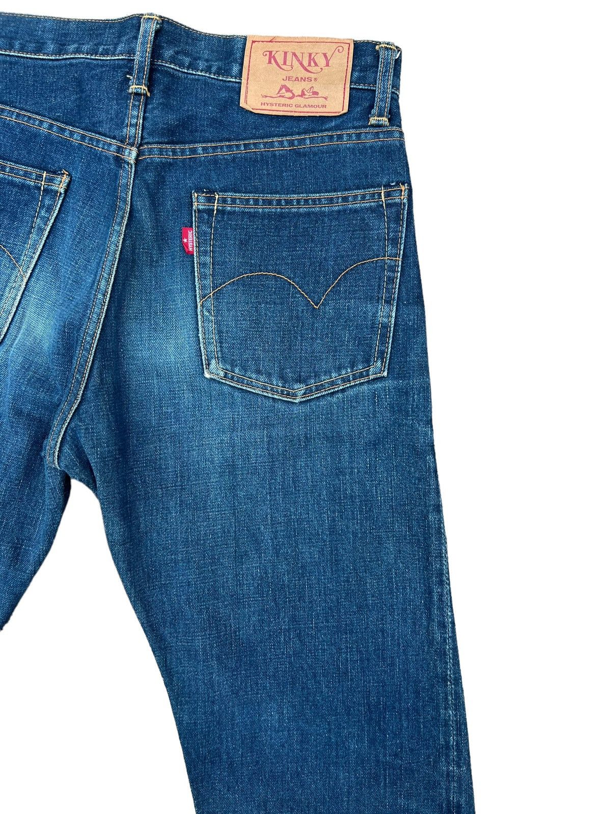 Hysteric Glamour Vintage 90s Hysteric Glamour Fade Denim Selvedge Jeans Kinky Size US 29 - 17 Thumbnail