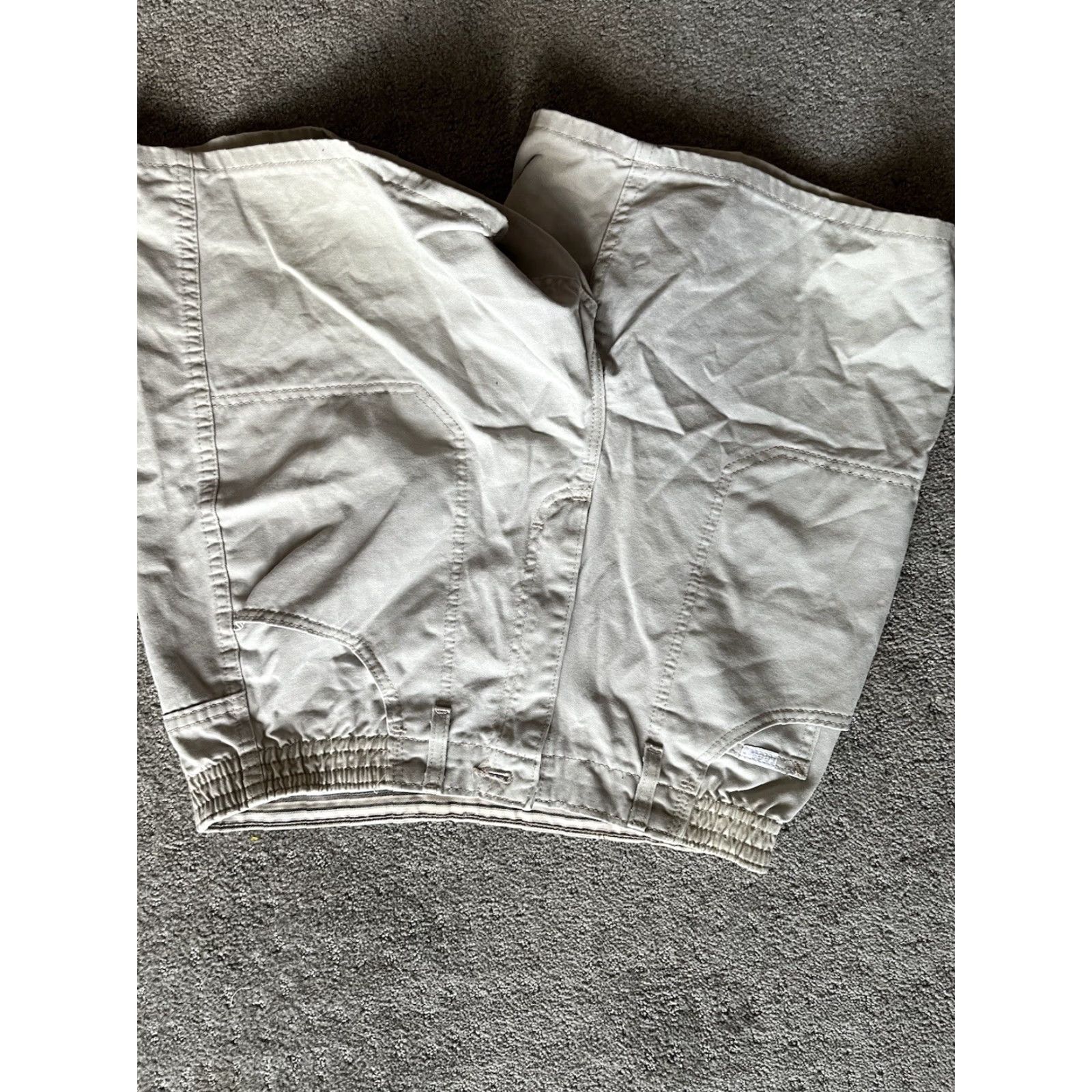 Lee VINTAGE Women's Lee Beige Shorts Lee Original Jeans Size 12M Size 34" / US 12 / IT 48 - 3 Thumbnail