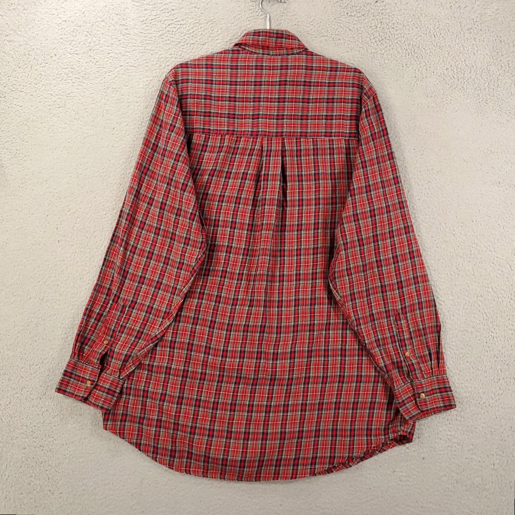Chaps VINTAGE Chaps Button Down Shirt Mens Large Red Plaid Long Sleeve Casual Classic Outdoor Size US L / EU 52-54 / 3 - 5 Thumbnail