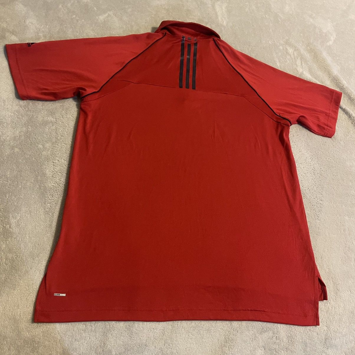 Adidas Adidas Golf Shirt Men Medium Red Climacool Polo Athletic Size US M / EU 48-50 / 2 - 2 Thumbnail