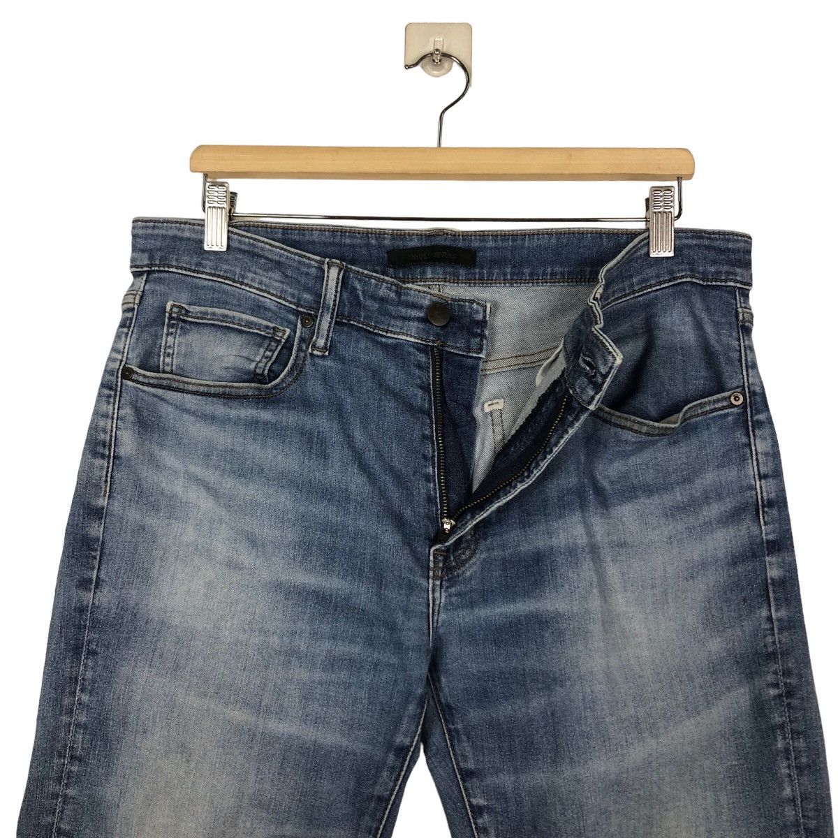 Japanese Brand 🔥VINTAGE DENIM JEANS FLARE UNIQLO JAPAN ISSEY MIYAKE Size US 34 / EU 50 - 16 Thumbnail
