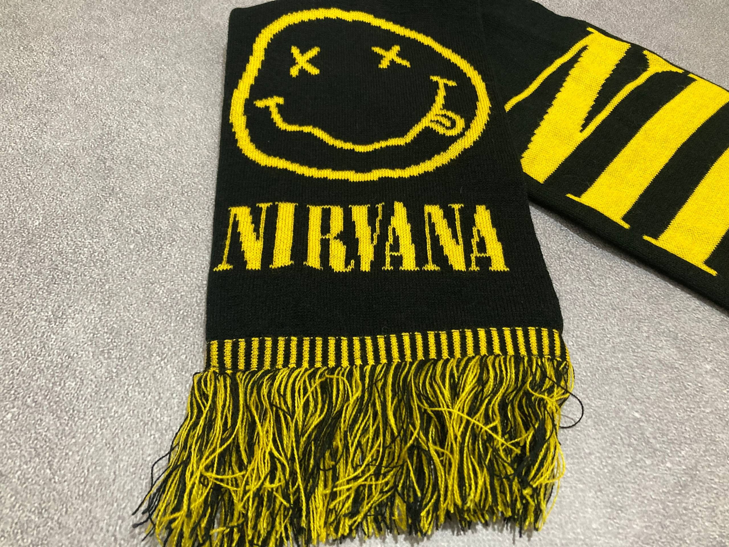 Band Tees Scarf Nirvana band tock Size ONE SIZE - 4 Thumbnail