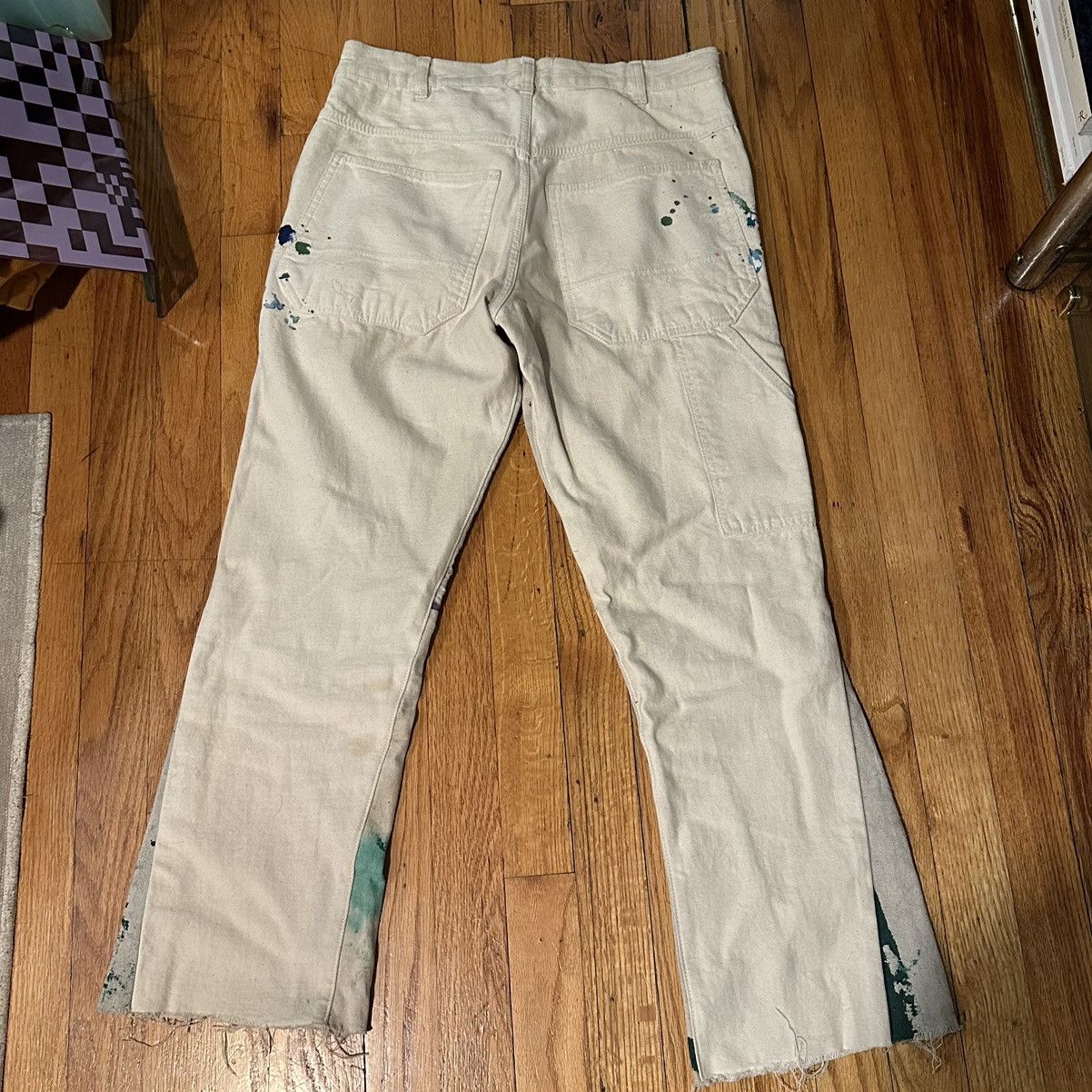 Gallery Dept. Gallery Dept. Painted Carpenter Flare Pants Size US 27 - 6 Thumbnail