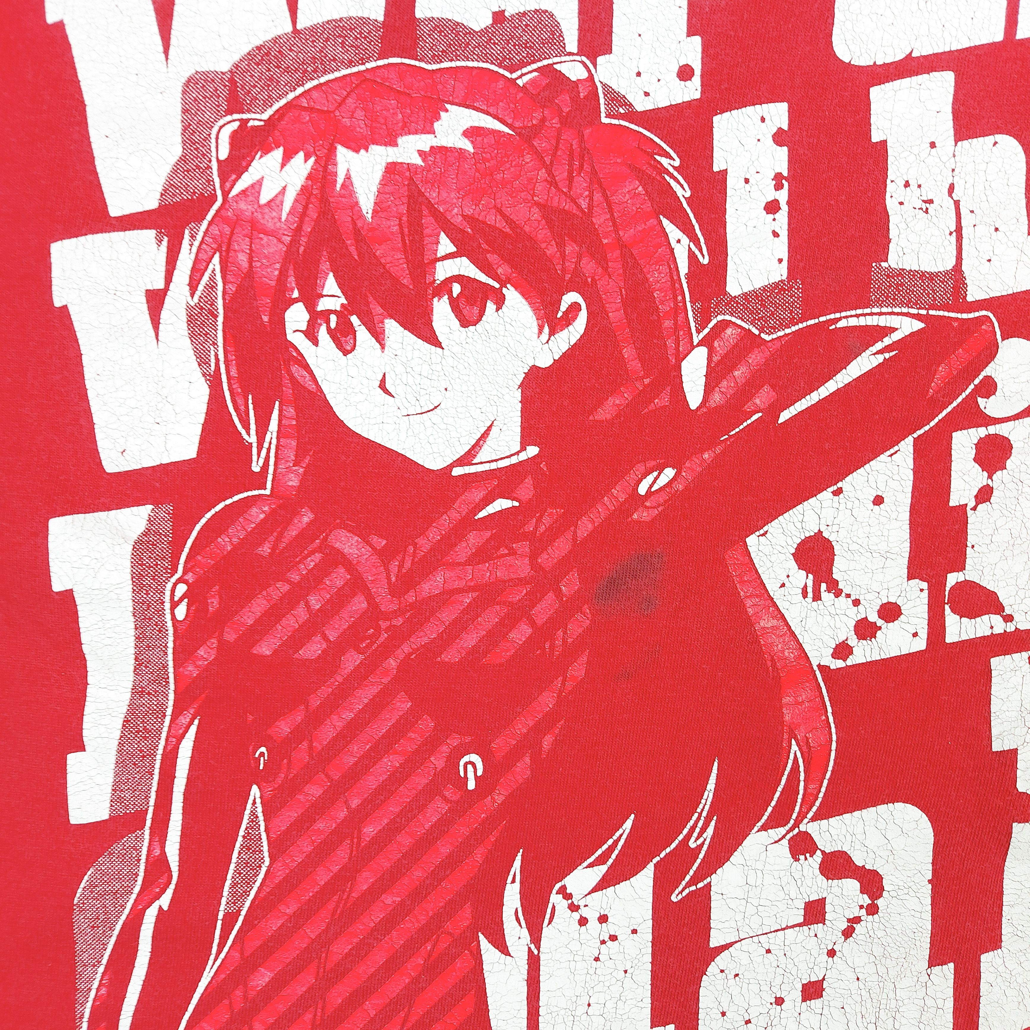 Anime Vintage 2007 Rebuild Of Evangelion Asuka TEE Size US L / EU 52-54 / 3 - 5 Thumbnail