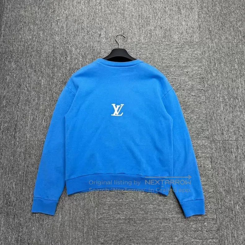 Louis Vuitton Louis Vuitton Blue printed sweatshirt Size US XS / EU 42 / 0 - 2 Thumbnail