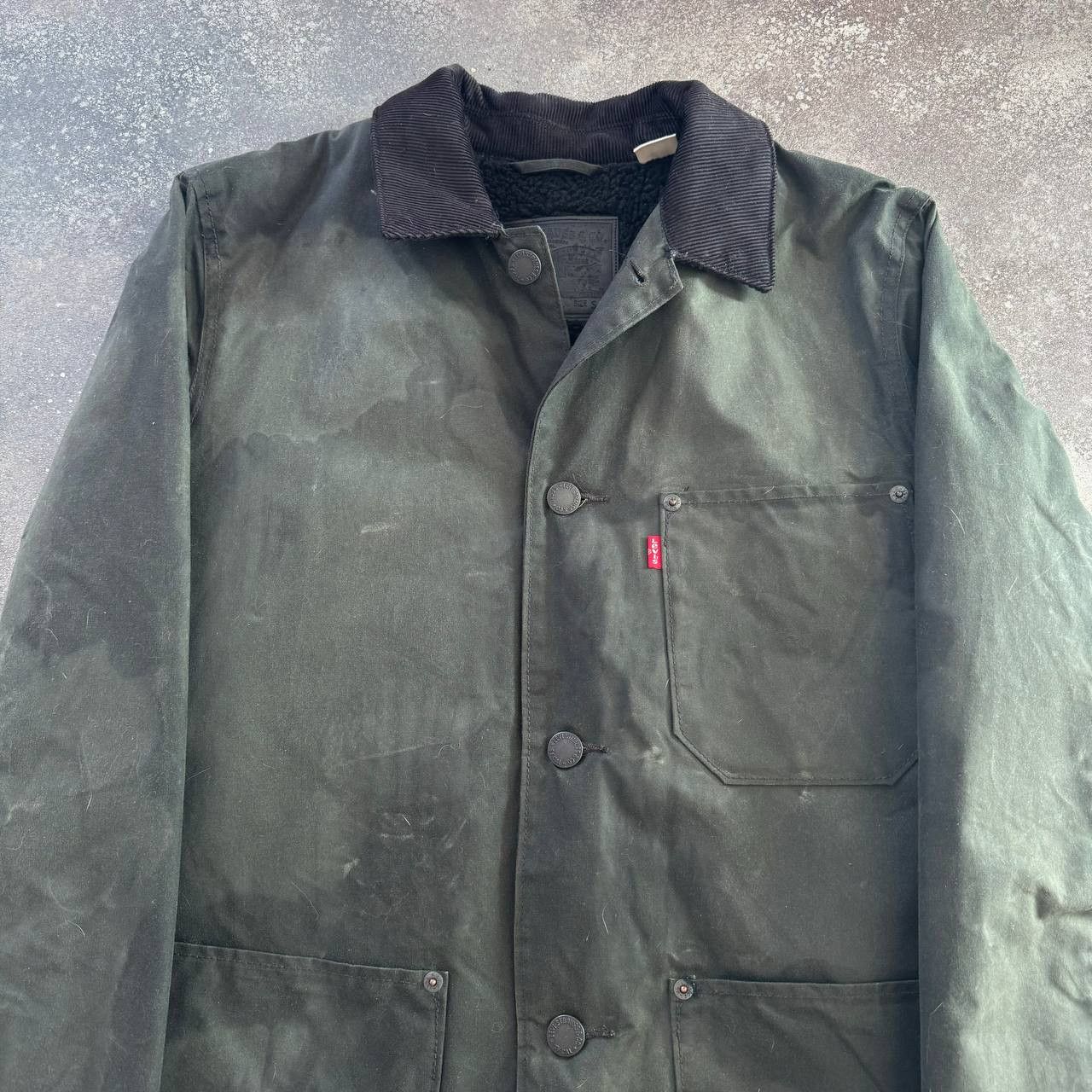 Levi's Levis x Halley Stevensons Vintage Rare Waxed Cotton Jacket Size US S / EU 44-46 / 1 - 6 Thumbnail