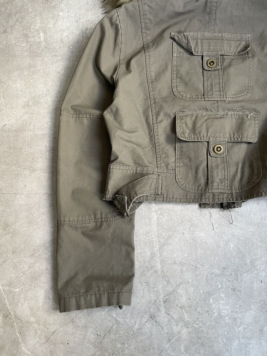 Yohji Yamamoto Green Fur Jacket Vintage Military Style hysteric glamour y2k Size US S / EU 44-46 / 1 - 11 Thumbnail
