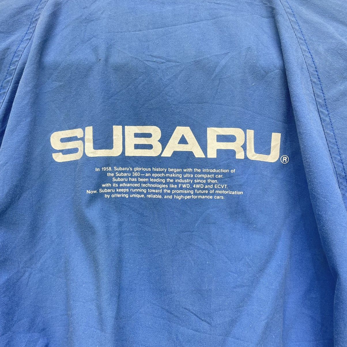 Japanese Brand 💥Vintage 80s Subaru 30th Anniversary Bomber Light Jacket Size US M / EU 48-50 / 2 - 10 Thumbnail