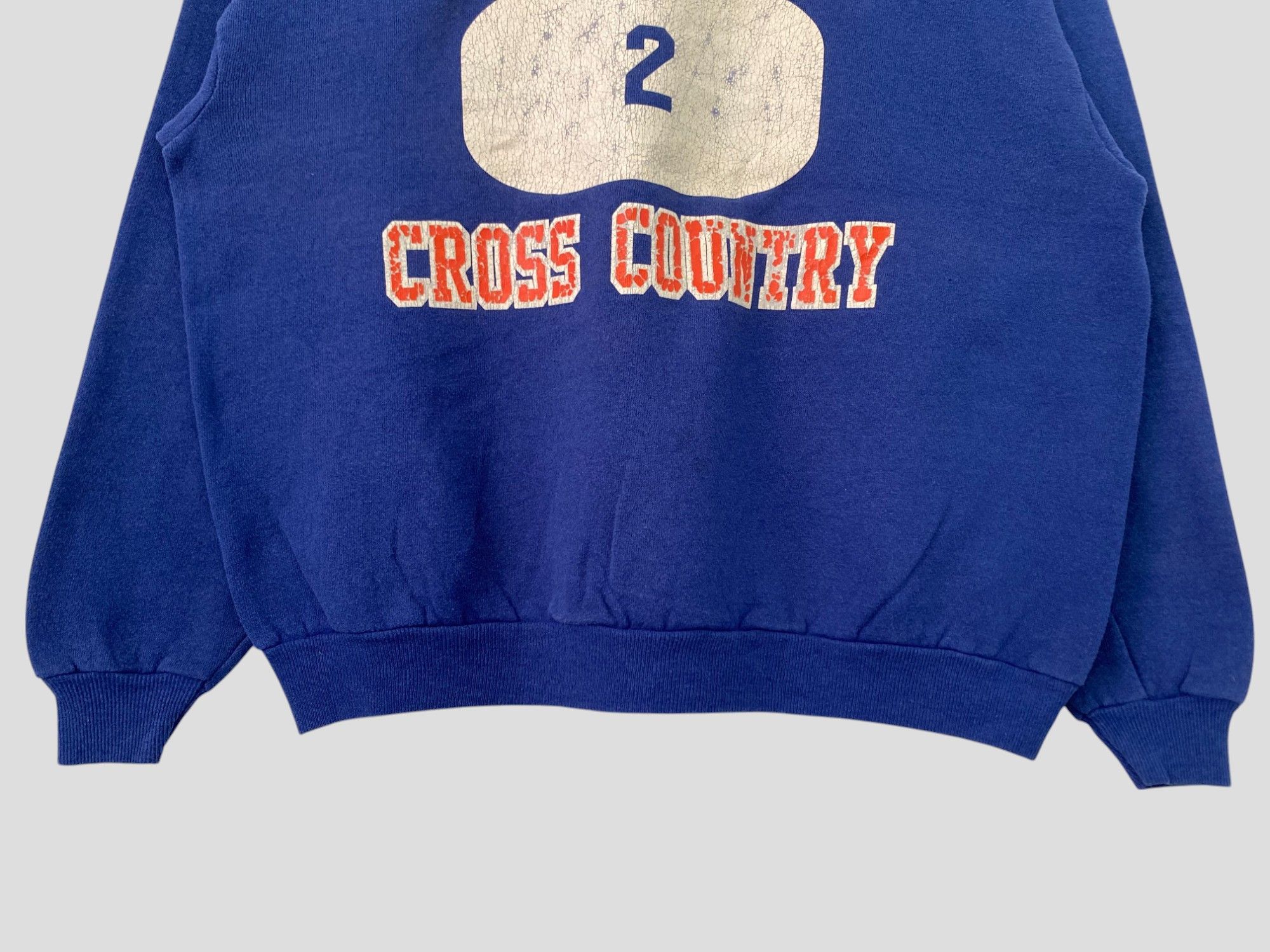 NBA × Vintage Vintage 90s Blue MillVille Cross Country Sweatshirt L Size Size US L / EU 52-54 / 3 - 5 Thumbnail