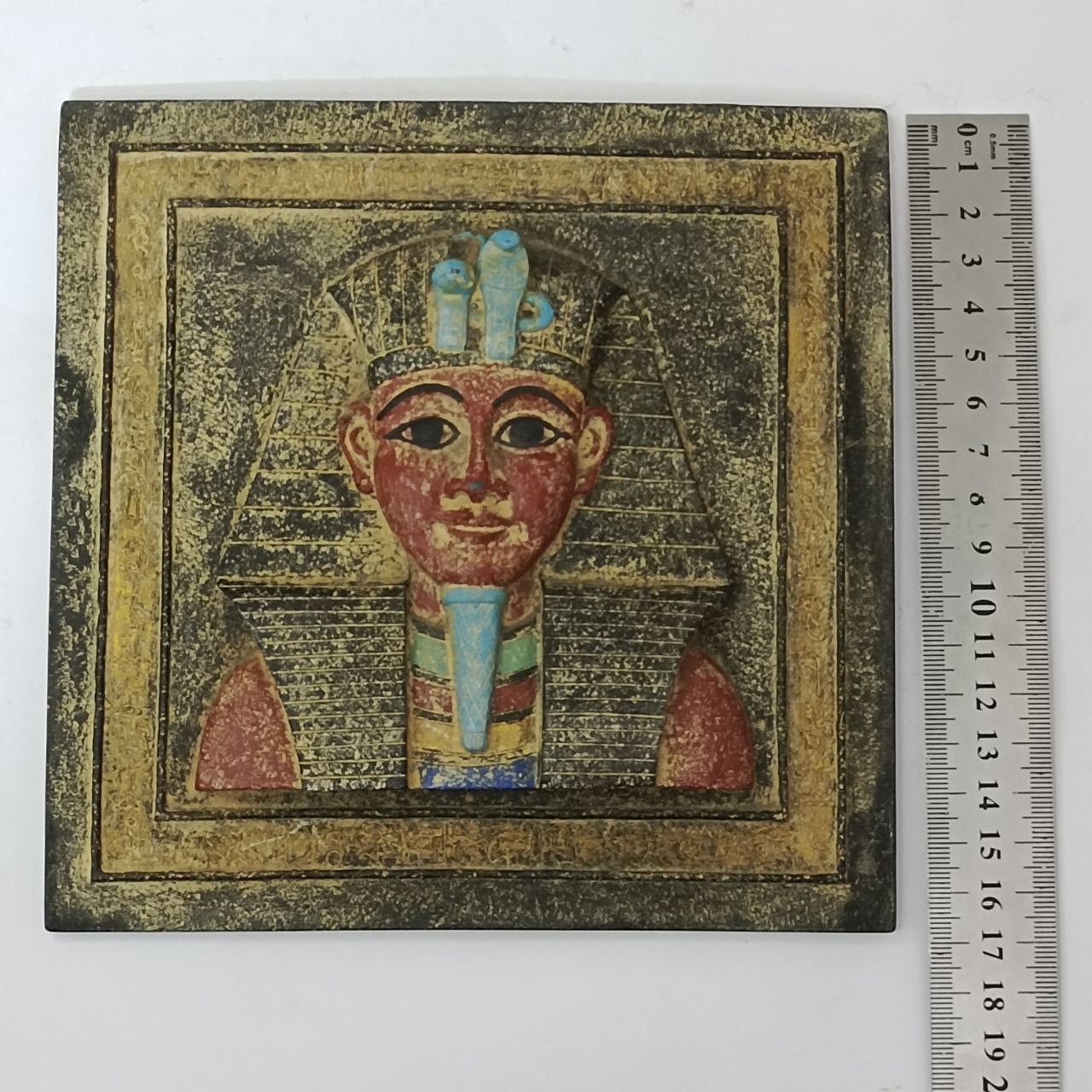 Handmade King Tutankhamun Handmade Ancient Egyptian Wall Decor Size ONE SIZE - 4 Thumbnail