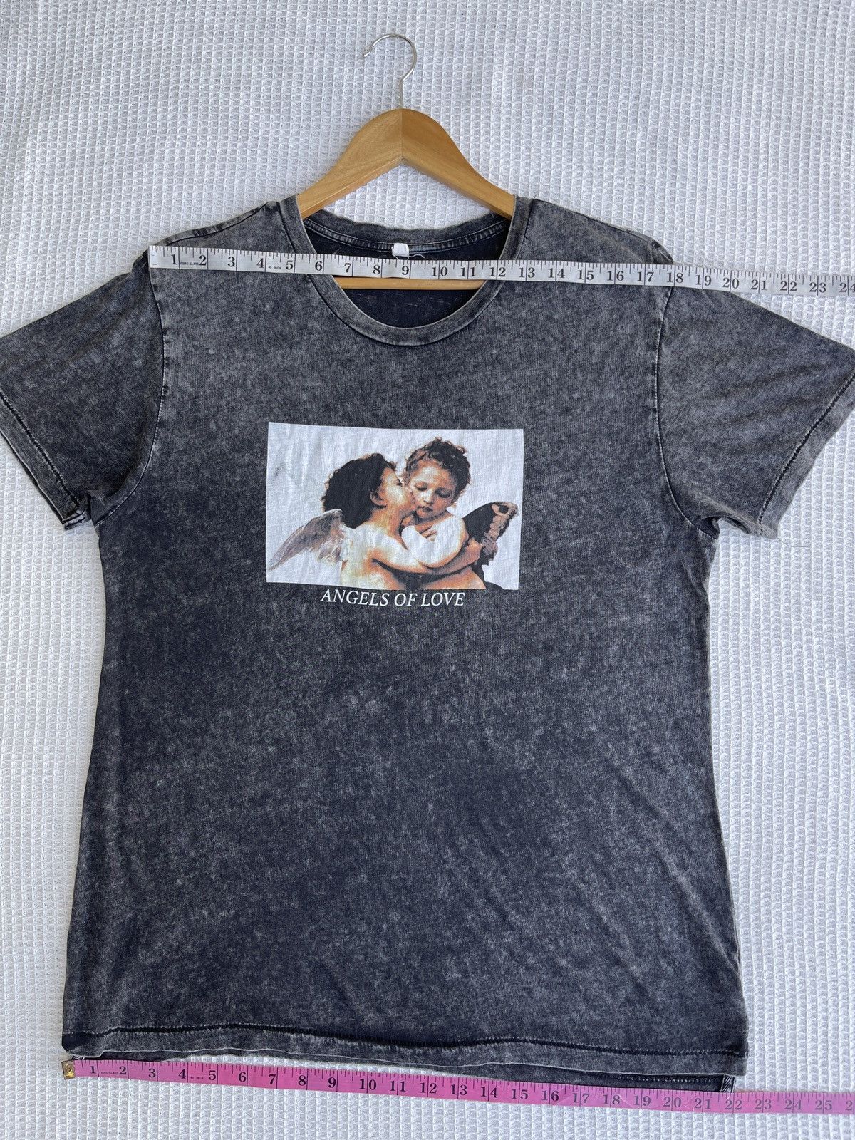 Other Rare🔥ANGELS OF LOVE Acid Wash ERD GRUNGE TEE Size US L / EU 52-54 / 3 - 10 Thumbnail