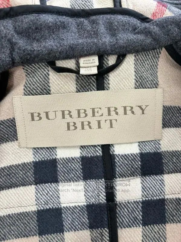 Burberry Burberry Gray Wool Women's Duffle Coat. Size XS / US 0-2 / IT 36-38 - 6 Thumbnail