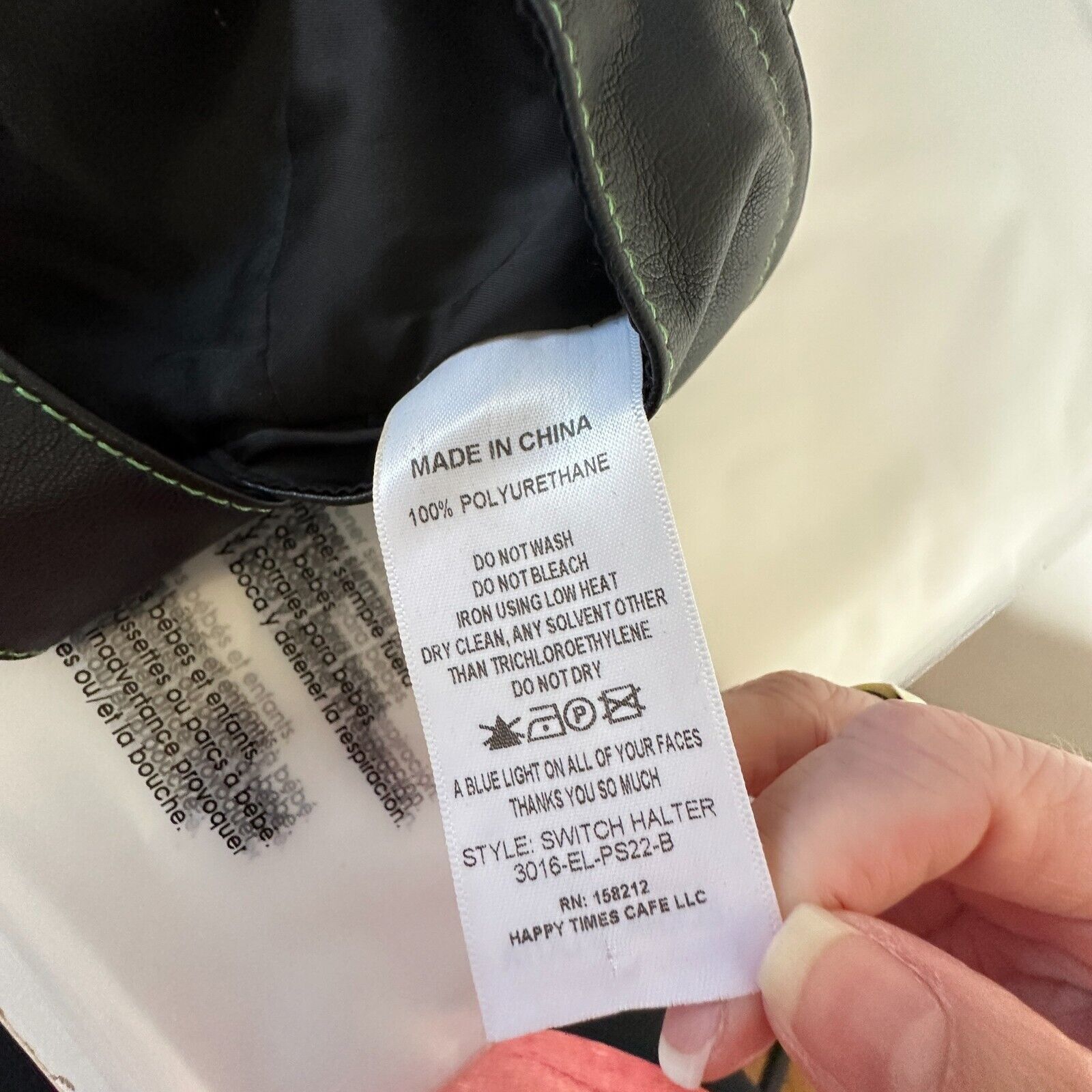 Eckhaus Latta NWOT Eckhaus Latta Black Halterneck Tonal Stitch Scoop Neck Size M / US 6-8 / IT 42-44 - 7 Thumbnail