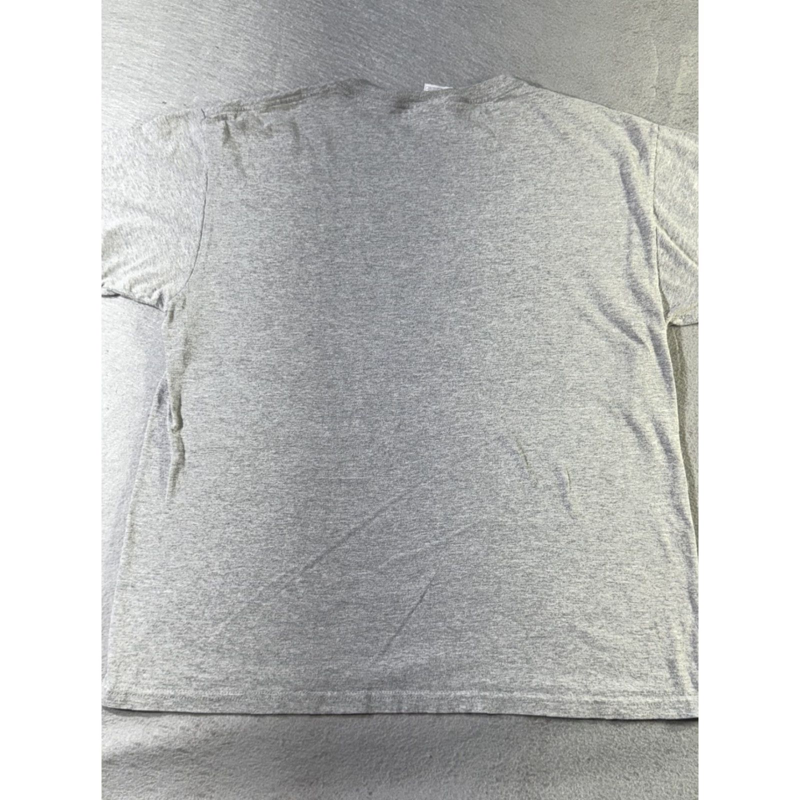 Fruit Of The Loom VINTAGE Fruit of the Loom Shirt Men Large Gray USA Peace Sign 76 Graphic Patriotic Tee Size US L / EU 52-54 / 3 - 7 Thumbnail