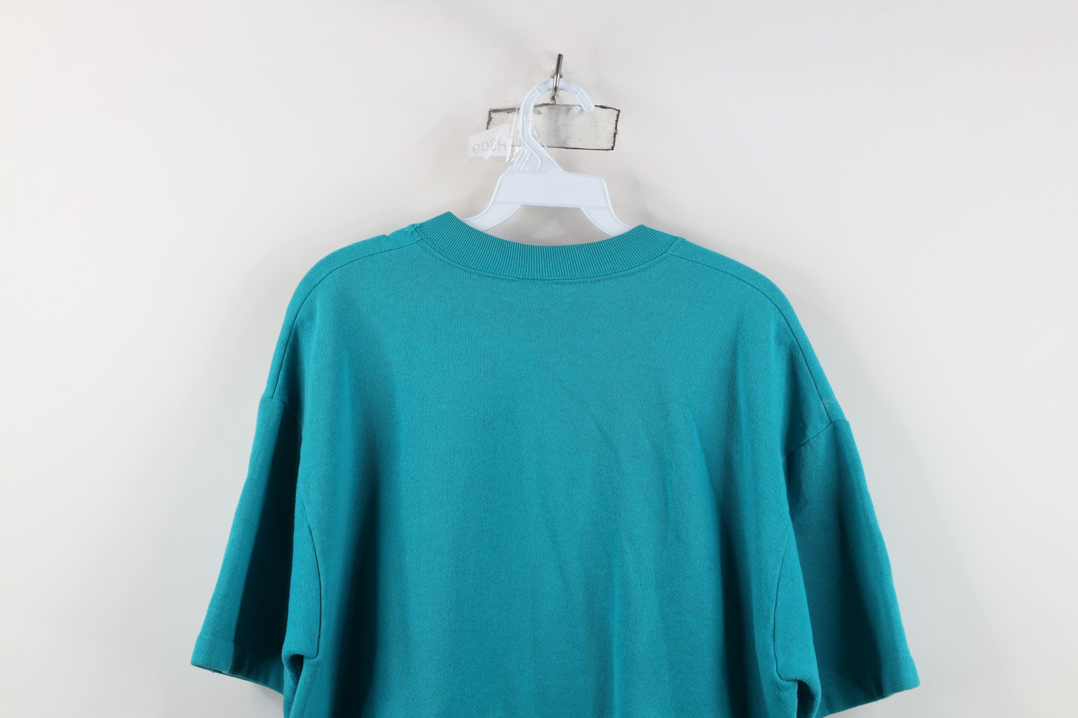 Vintage Vintage 90s Streetwear Blank Short Sleeve Sweatshirt USA Size US L / EU 52-54 / 3 - 9 Thumbnail
