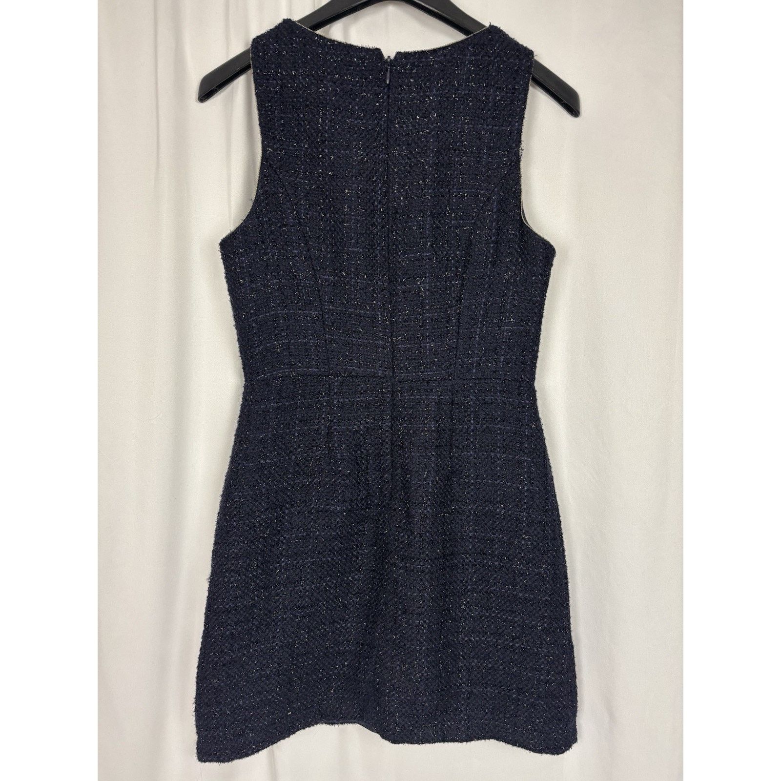 Other Monteau Dark Blue Sparkly Tweed Dress Jumper Sleeveless S Size S / US 4 / IT 40 - 2 Thumbnail