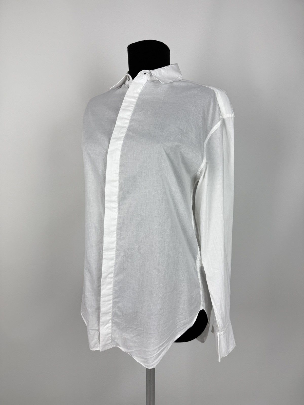 Rag & Bone Rag&Bone New York White Sheer Button Down Shirt S Size S / US 4 / IT 40 - 9 Thumbnail