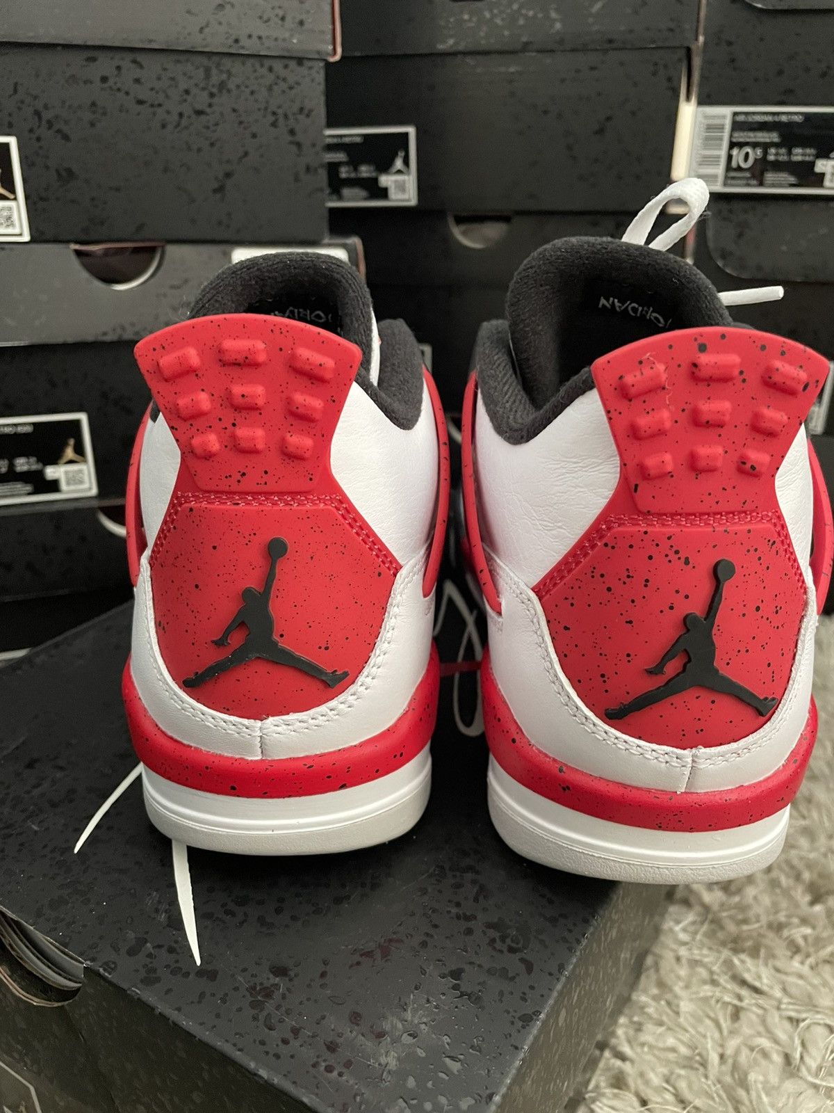 Jordan Brand Jordan 4 Red Cement Size US 5 / EU 37 - 6 Thumbnail